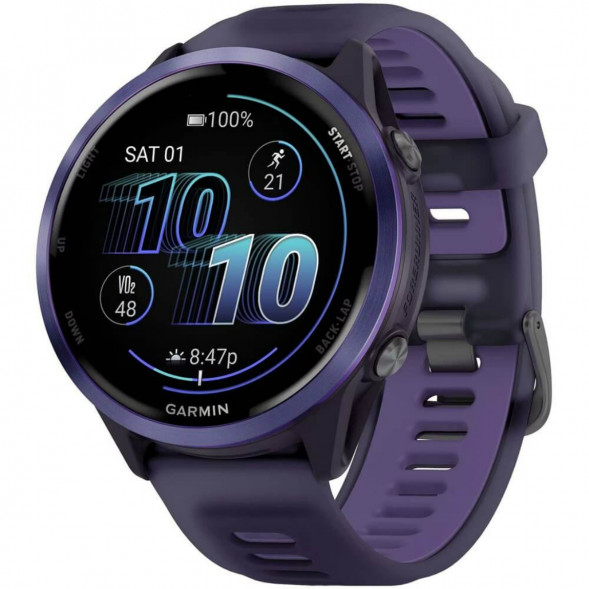 Умные часы Garmin Forerunner 570 47 мм Indigo Aluminium/Translucent Imperial Purple/Indigo 010-02971-02 в Новороссийске