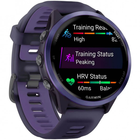 Умные часы Garmin Forerunner 570 47 мм Indigo Aluminium/Translucent Imperial Purple/Indigo 010-02971-02 в Новороссийске