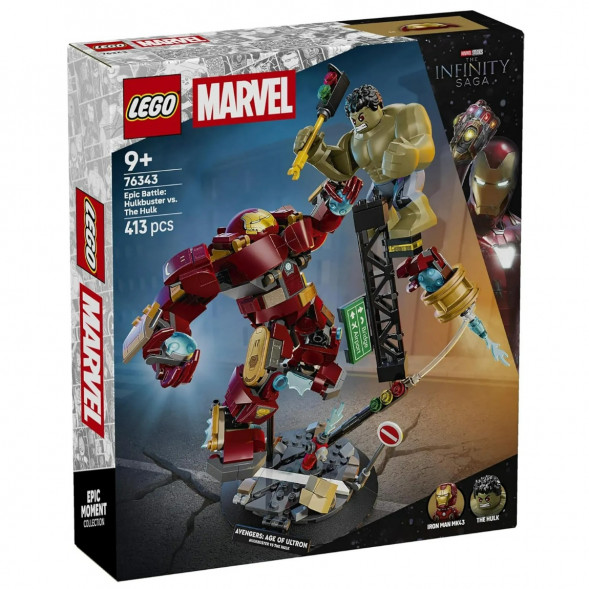 Конструктор LEGO Super Heroes 76343 Легендарная битва Халкбастера против Халка в Новороссийске