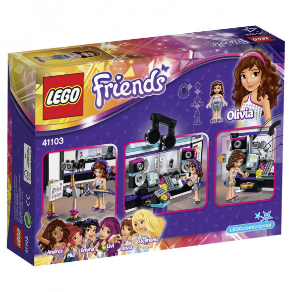 Конструктор LEGO Friends 41103 Поп звезда: студия звукозаписи в Новороссийске