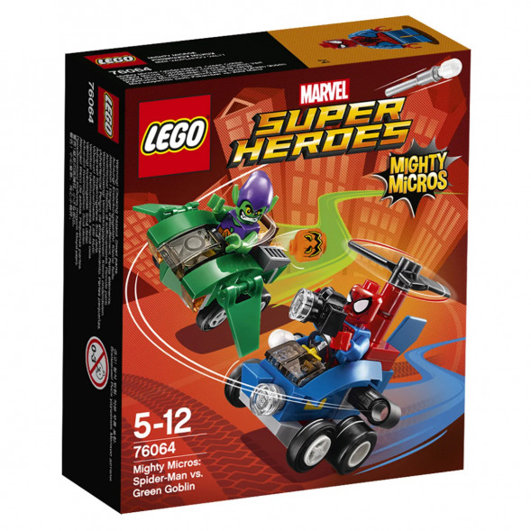 Конструктор LEGO Super Heroes 76064 Человек‑паук против Зелёного Гоблина в Новороссийске