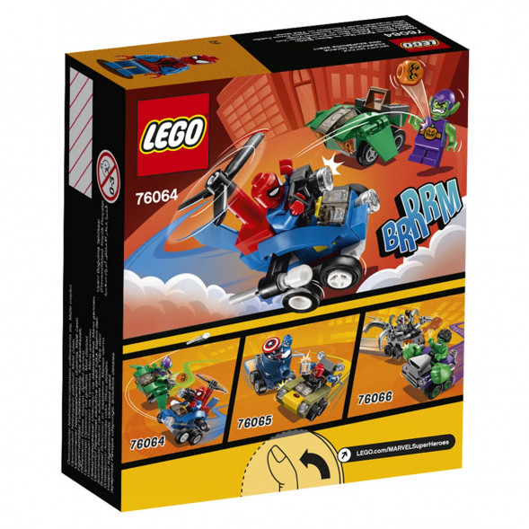 Конструктор LEGO Super Heroes 76064 Человек‑паук против Зелёного Гоблина в Новороссийске