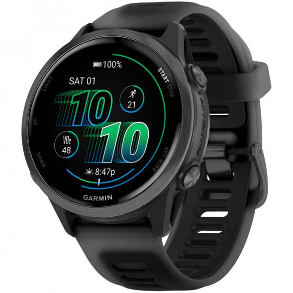 Умные часы Garmin Forerunner 570 42 мм Slate Grey Aluminium/Translucent Black 010-02970-00 в Новороссийске