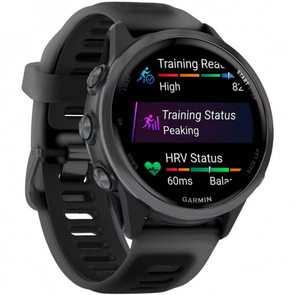 Умные часы Garmin Forerunner 570 42 мм Slate Grey Aluminium/Translucent Black 010-02970-00 в Новороссийске