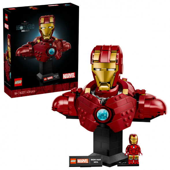 Конструктор LEGO Super Heroes 76327 Бюст Железного человека MK4 в Новороссийске