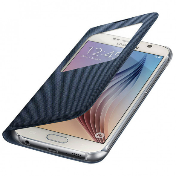 Чехол для Samsung Galaxy S6 S-View Cover (EF-CG920BBE), Black в Новороссийске