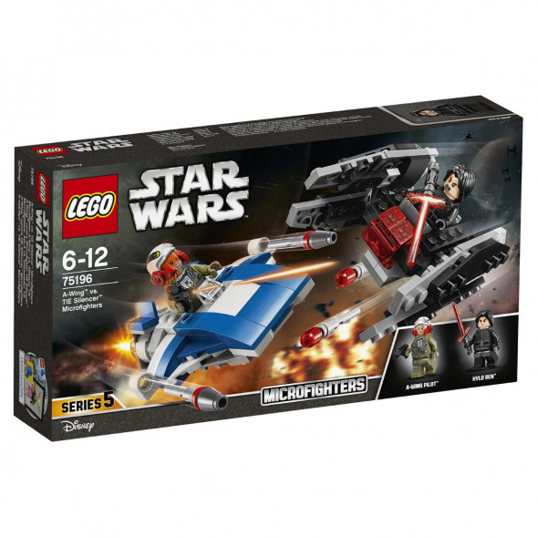 Конструктор LEGO Star Wars 75196 Истребитель типа A против бесшумного истребителя СИД в Новороссийске