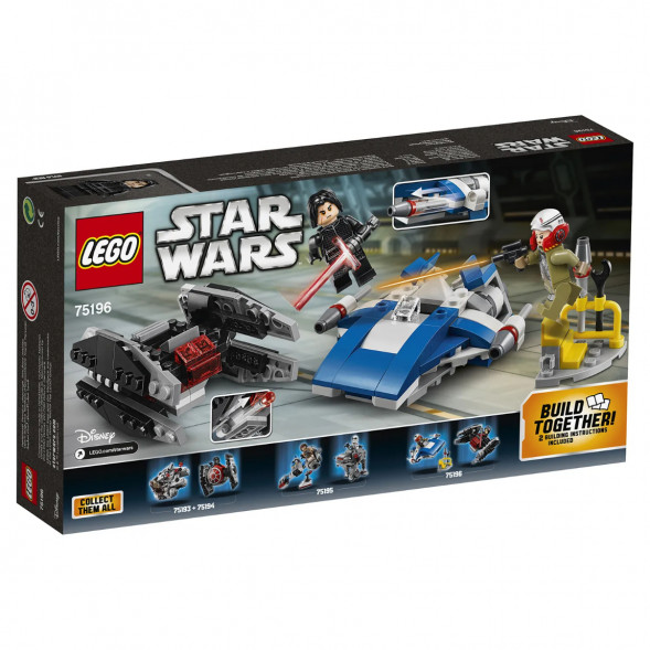 Конструктор LEGO Star Wars 75196 Истребитель типа A против бесшумного истребителя СИД в Новороссийске
