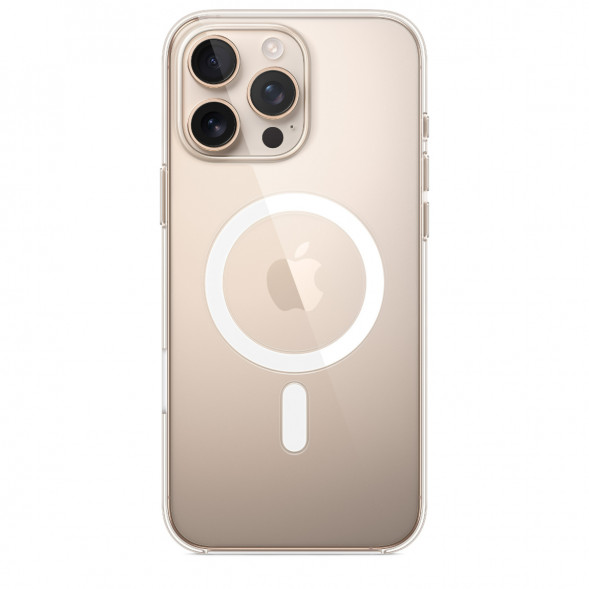 Чехол Apple Clear Case with MagSafe для iPhone 16 Pro Max, прозрачный (MA7F4ZM/A) в Новороссийске