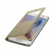 Чехол для Samsung Galaxy S6 S-View Cover (EF-CG920BFE), Gold в Новороссийске