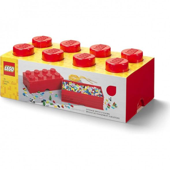 Пластиковый кубик для хранения LEGO Creator 4004, красный в Новороссийске