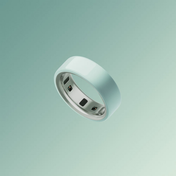 Умное кольцо Oura Ring 4 Ceramic (размер 4), Морской прилив/Tide в Новороссийске