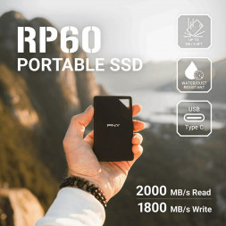 Внешний диск SSD PNY RP60 (PSDOGS3060-1TB-RB), 1TB