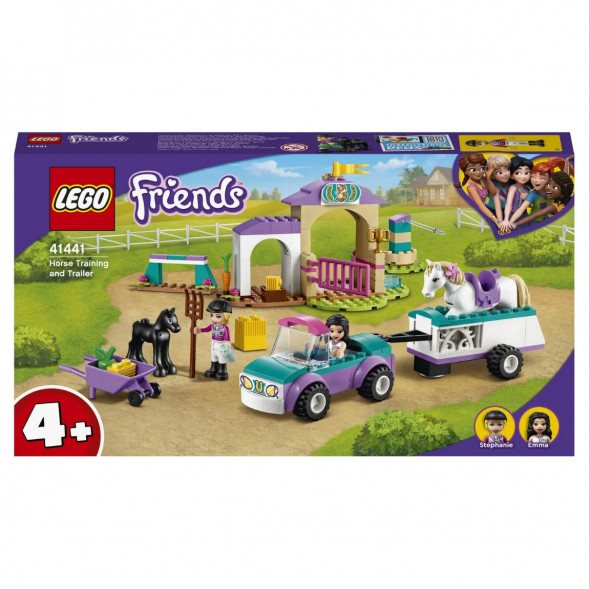 Конструктор LEGO Friends 41441 Тренировка лошади и прицеп для перевозки в Новороссийске
