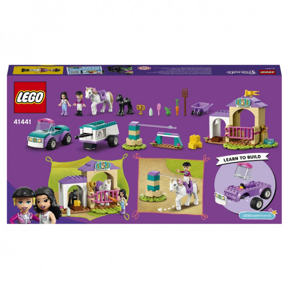Конструктор LEGO Friends 41441 Тренировка лошади и прицеп для перевозки в Новороссийске