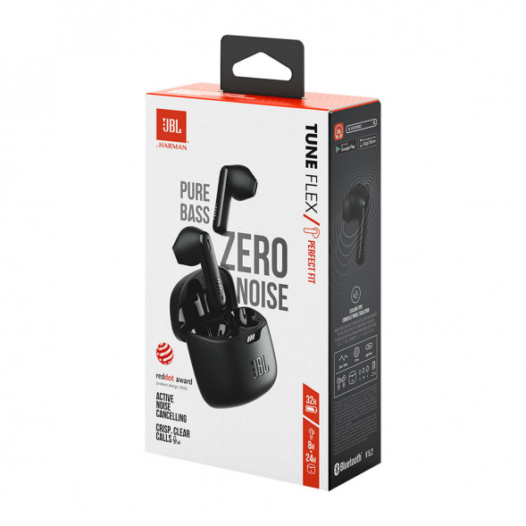 Беспроводные наушники JBL Tune FLEX, Black в Новороссийске
