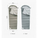 Спальный мешок Naturehike M300 (Левый), серый в Новороссийске
