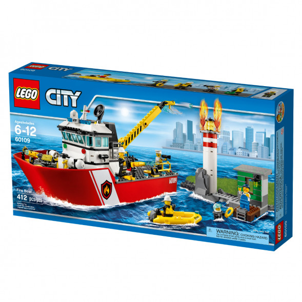 Конструктор LEGO City 60109 Пожарный катер в Новороссийске