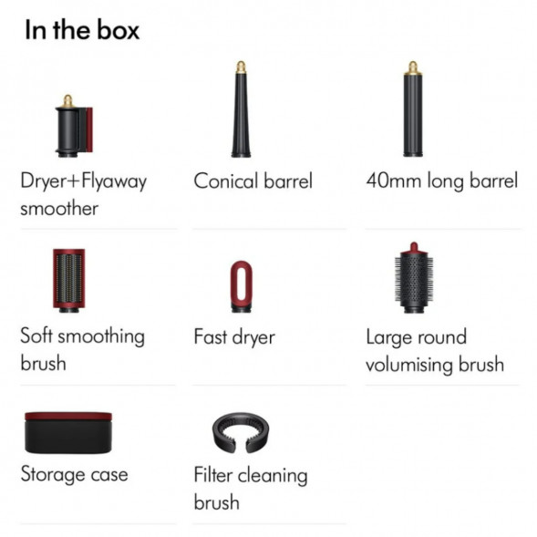 Cтайлер Dyson Airwrap Complete Long HS08 (594804-01), Red Velvet/Gold в Новороссийске