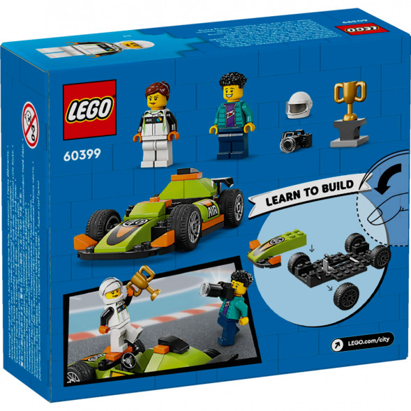 Конструктор LEGO City 60399 Зеленый Гоночный автомобиль в Новороссийске