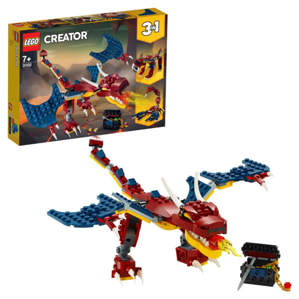 Конструктор LEGO Creator 31102 Огненный дракон в Новороссийске