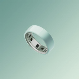 Умное кольцо Oura Ring 4 Ceramic (размер 8), Морской прилив/Tide