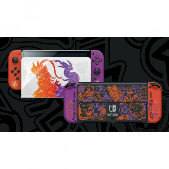 Игровая приставка Nintendo Switch OLED 64 ГБ, Pokemon Scarlet &amp;amp; Violet Edition в Новороссийске