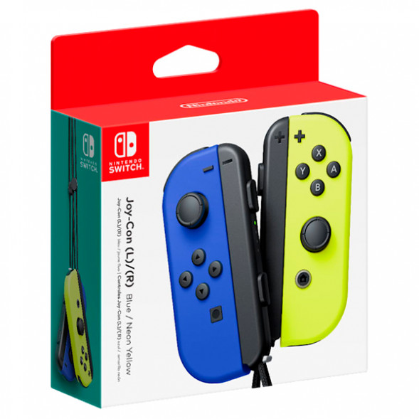 Геймпад Nintendo Switch Joy-Con controllers Duo, синий/желтый в Новороссийске