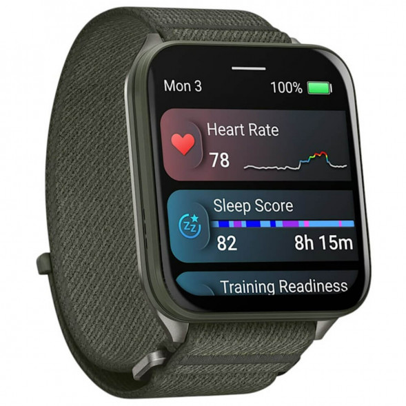 Умные часы Garmin Venu X1 Green с нейлоновым ремешком Moss ComfortFit 010-02980-03 в Новороссийске