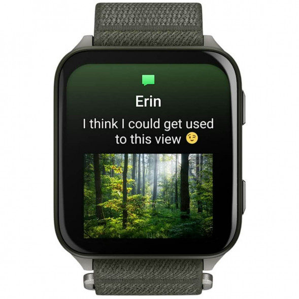 Умные часы Garmin Venu X1 Green с нейлоновым ремешком Moss ComfortFit 010-02980-03 в Новороссийске