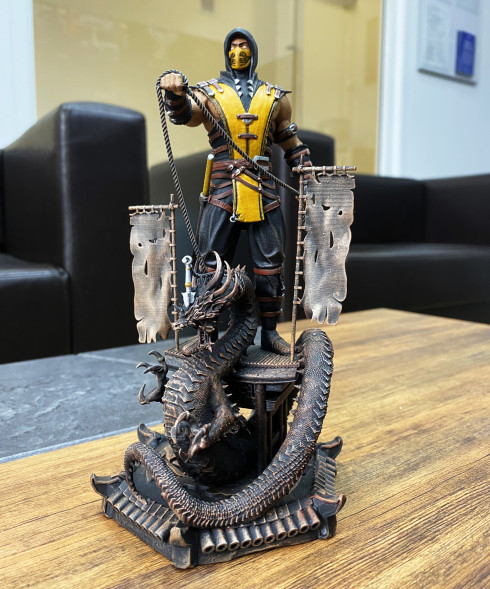 3D фигурка Скорпион Mortal Kombat в Новороссийске