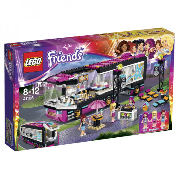 Конструктор LEGO Friends 41106 Поп звезда: гастроли в Новороссийске