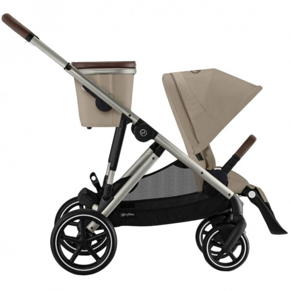 Детская коляска Cybex Gazelle S TPE Almond Beige с корзиной и дождевиком в Новороссийске