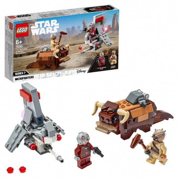 Конструктор LEGO Star Wars 75265 Микрофайтеры Скайхоппер T-16 против Банты в Новороссийске