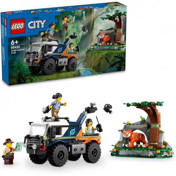 Конструктор LEGO City 60426 Внедорожный грузовик Исследователь джунглей в Новороссийске