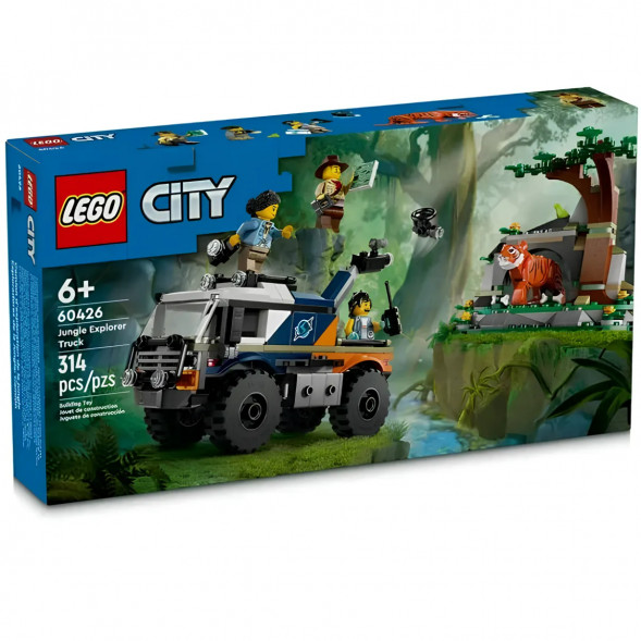 Конструктор LEGO City 60426 Внедорожный грузовик Исследователь джунглей в Новороссийске
