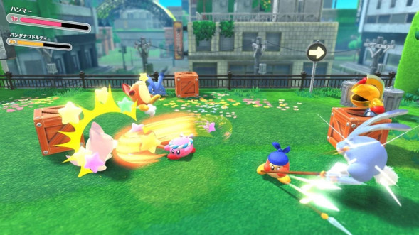 Игра Kirby and the Forgotten Land + Star-Crossed World [Nintendo Switch 2, английская версия] в Новороссийске