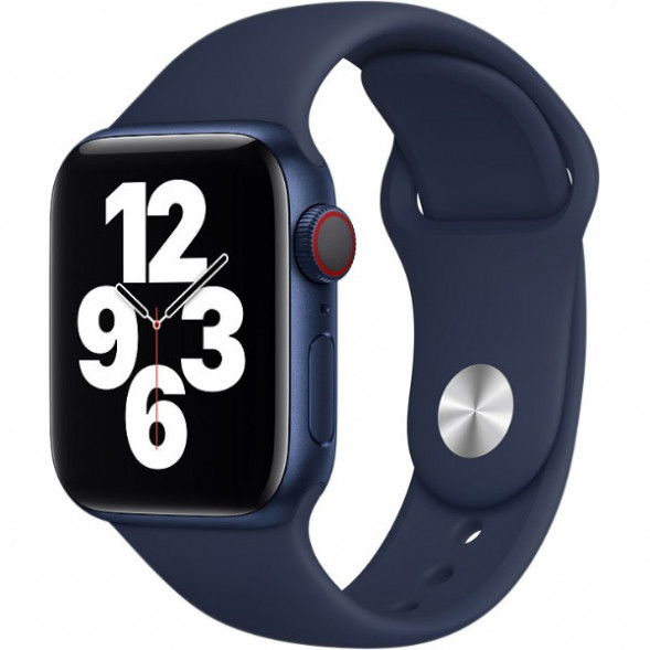 Ремешок для Apple Watch 44mm Deep Navy Sport Band (MYAX2ZM/A), тёмный ультрамарин в Новороссийске