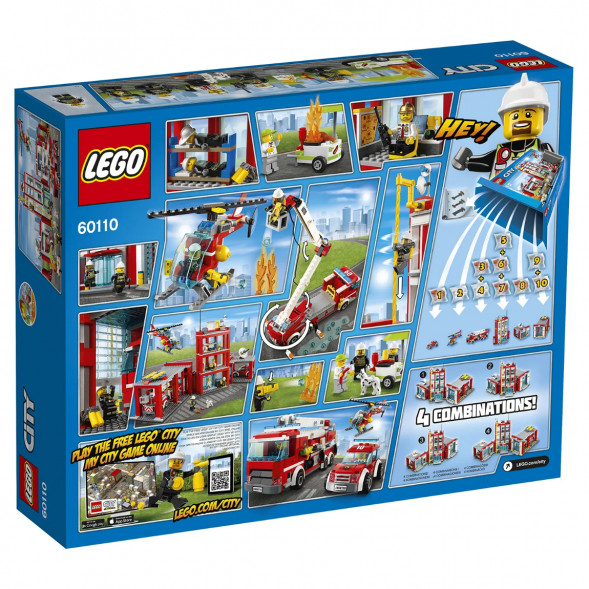 Конструктор LEGO City 60110 Пожарная часть в Новороссийске