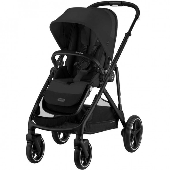Детская коляска Cybex Gazelle S BLK Moon Black с корзиной и дождевиком в Новороссийске