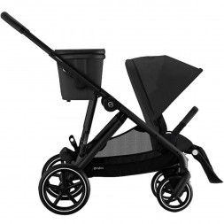 Детская коляска Cybex Gazelle S BLK Moon Black с корзиной и дождевиком