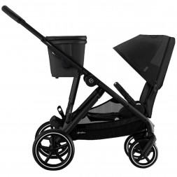 Детская коляска Cybex Gazelle S BLK Moon Black с корзиной и дождевиком