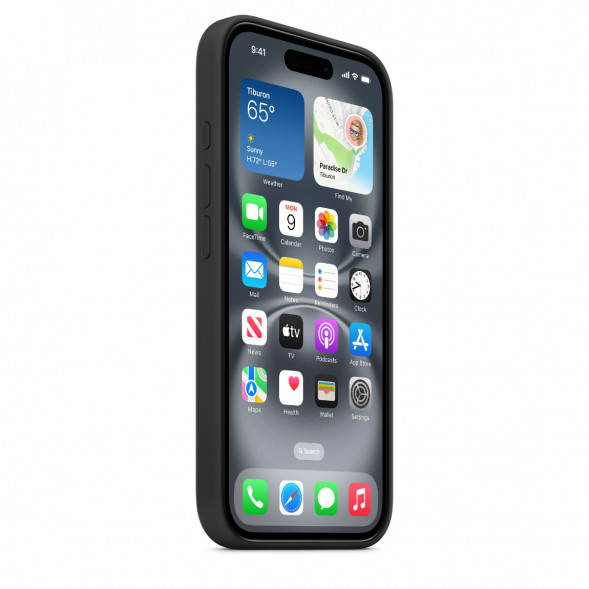 Чехол Apple для iPhone 16 Silicone MagSafe, Black (MYY13ZM/A) в Новороссийске