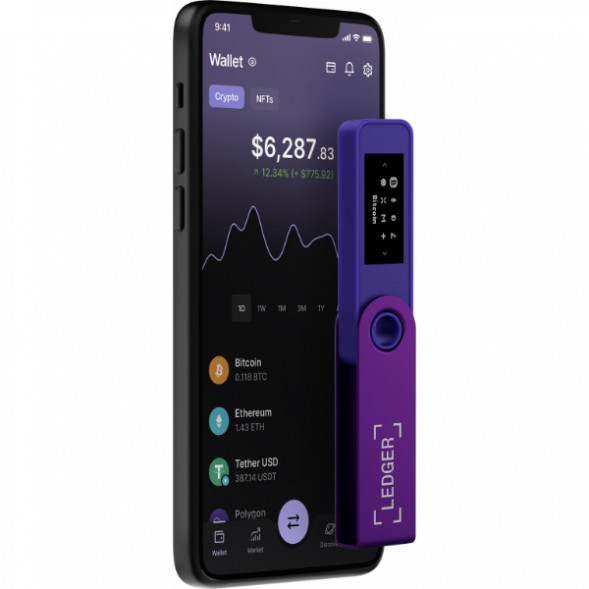 Криптокошелек Ledger Nano S Plus 1 шт., Purple Amethyst в Новороссийске