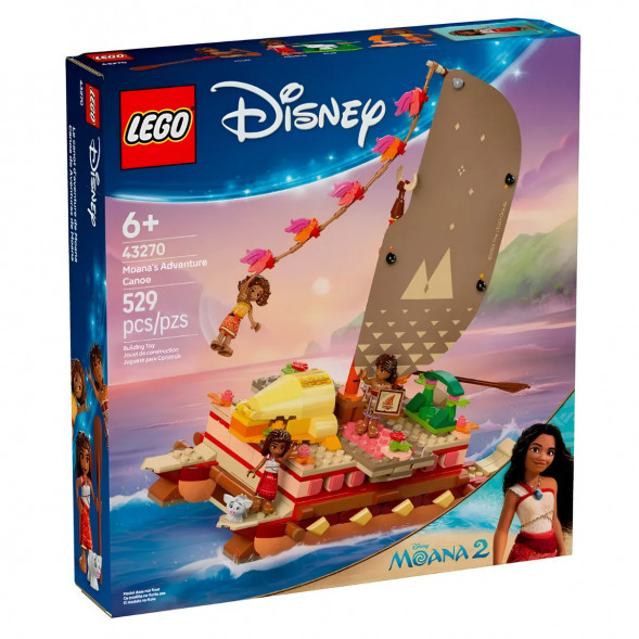 Конструктор LEGO Disney 43270 Моана: приключение на каноэ в Новороссийске