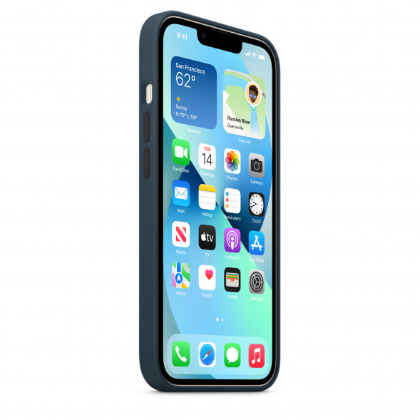 Силиконовый чехол MagSafe для Apple iPhone 13, Abyss Blue в Новороссийске