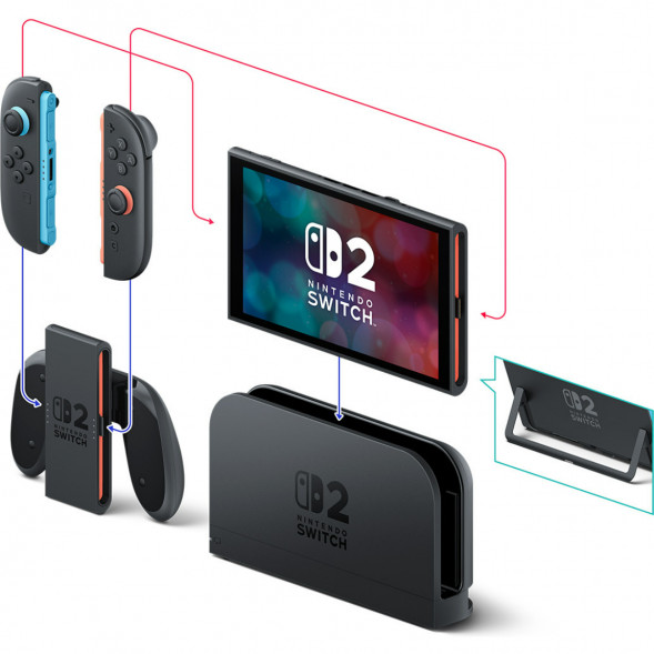 Игровая приставка Nintendo Switch 2, черный в Новороссийске