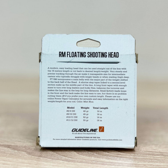 Рыболовная леска Guideline Power Taper RM Float #9/10, 16m, 45gm, Mist Blue в Новороссийске