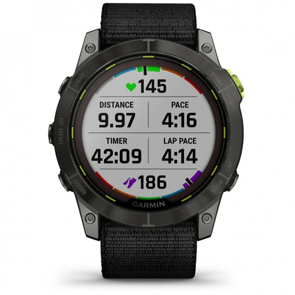 Умные часы Garmin Enduro 2 угольно-серый DLC титановый с нейлоновым ремешком UltraFit 010-02754-01 в Новороссийске