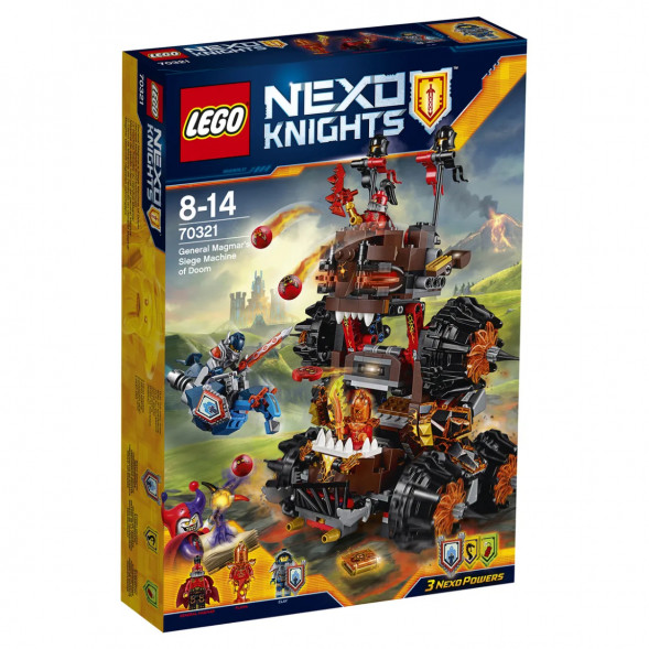 Конструктор LEGO Nexo Knights 70321 Роковое наступление Генерала Магмара в Новороссийске